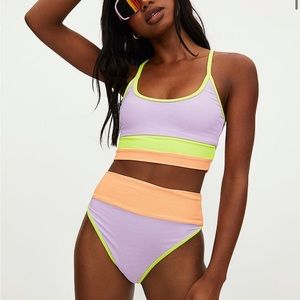 NWT - Beach Riot Emmy Bikini bottom + top